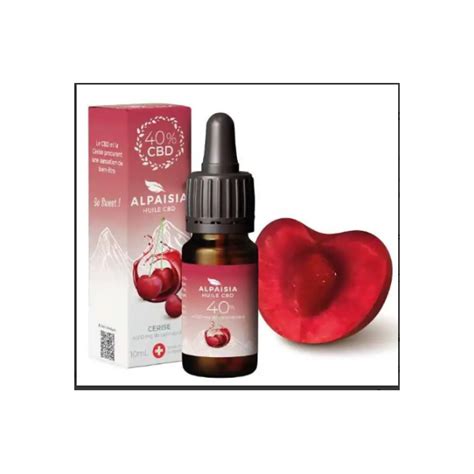 Huile De Cbd Alpaisia Parfum Cerise La Qualit Petit Prix