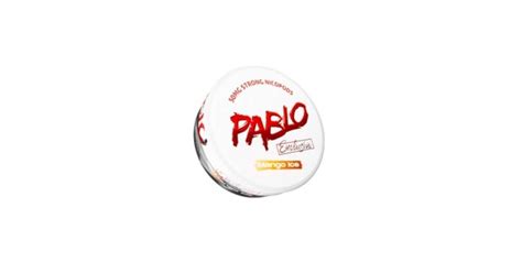 Pablo Nicotine Pouches Exclusive Mango Ice 50mg Smokers Land