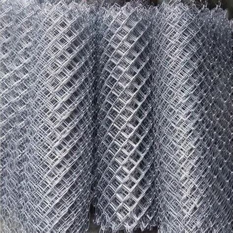 Iron Polished kambi veli -GI Chain Link Fencing Mesh, Mesh Size: 4 Inch ...