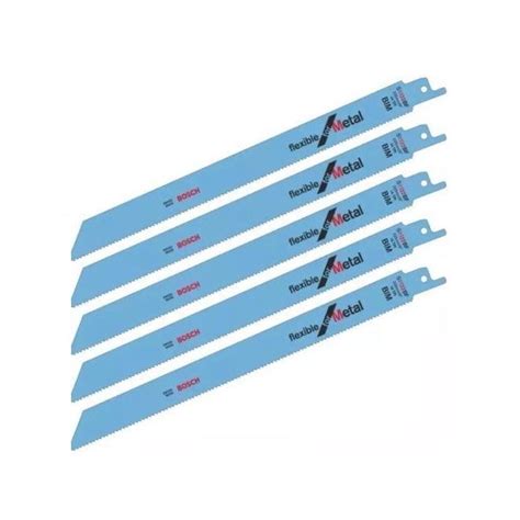 Bosch Mm Reciprocating Sabre Saw Blades For Metal Cutting Pack Of