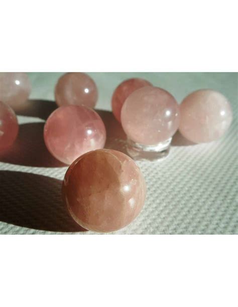 Quartz Rose Sphere 20mm