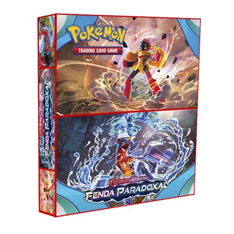 Álbum Pokémon ESCARLATE Fenda Paradoxal Eureka Card Cia