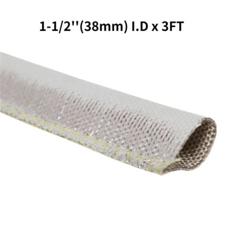 Insulation Sleeve Metallic Heat Shield Sleeve Wire Hose Protect Cover