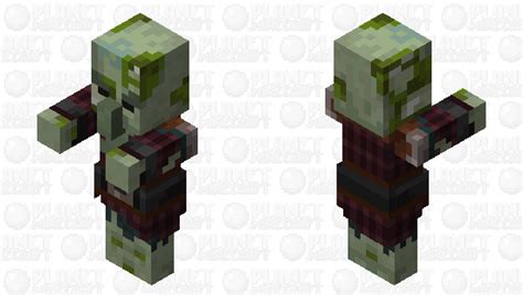 Lobber Zombie Pillager Minecraft Mob Skin