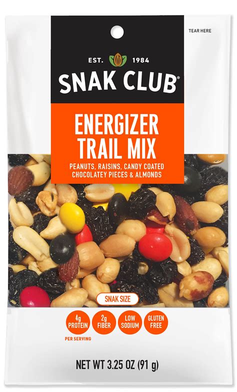 Century Snacks Snak Club Energizer Trail Mix 325 Ounce 12 Per Case