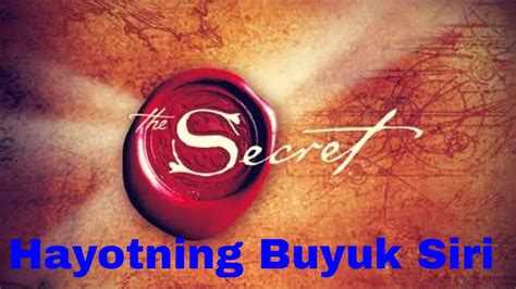 Hayotning Buyuk Siri Sekret Sir Youtube