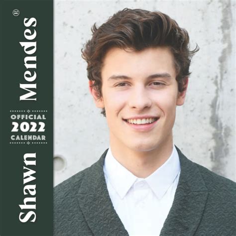 Buy Shawn Mendes Official Shawn Mendes 2022 Monthly Square Shawn