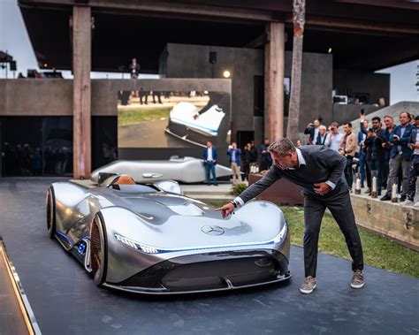 Mercedes's iconic Silver Arrow racer gets an electric makeover for Monterey