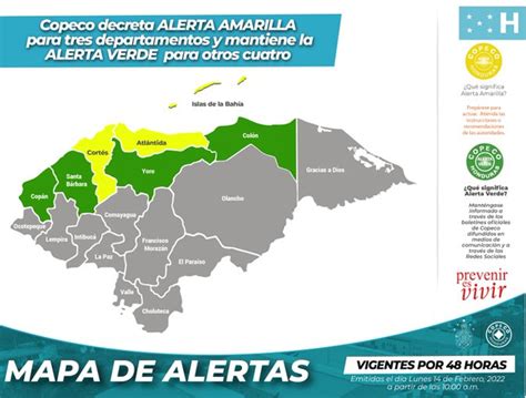 Copeco Sube La Alerta Amarilla En Tres Departamentos Del Pa S Diario