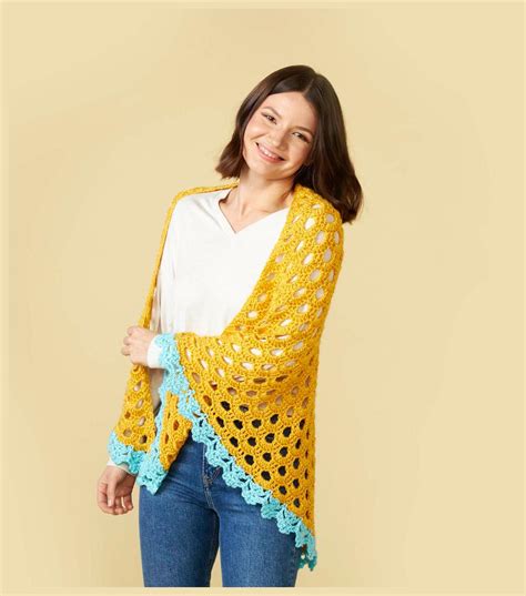 How To Make A Caron Crochet It Shawl For You Joann