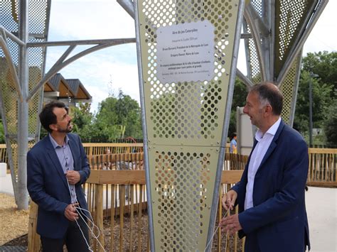 Lyon Le Caterpilou La Nouvelle Aire De Jeux Immense Du Quartier De