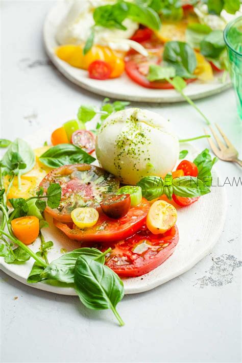 Burrata Caprese Salad Mad Creations Hub