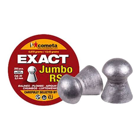 Chumbos Jsb Jumbo Exact RS Cal 5 5mm X250un Aventureros