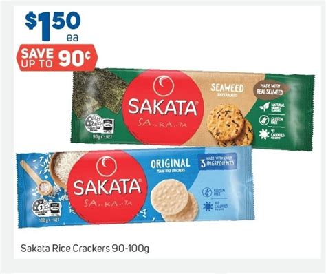 Sakata Rice Crackers 90 100g Offer At Foodland