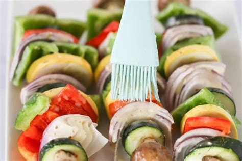 Grilled Veggie Kabobs The Carefree Kitchen