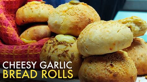 Cheesy Garlic Bread Rolls Easy Dinner Rolls