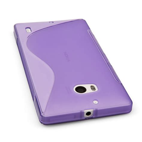 Caseflex Nokia Lumia Silicone Gel S Line Case Purple