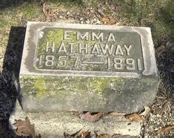 Emma Hathaway 1857 1891 Memorial Find A Grave