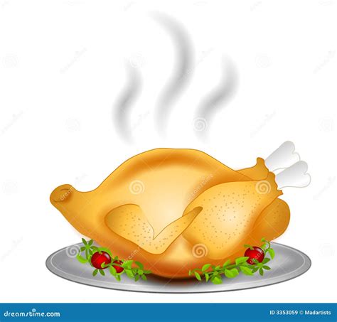 Cooked Thanksgiving Turkey Royalty Free Stock Images - Image: 3353059