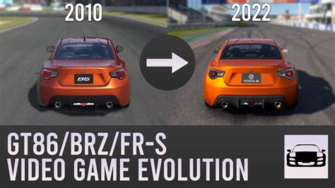 Toyota Gt Subaru Brz Scion Fr S Video Game Evolution