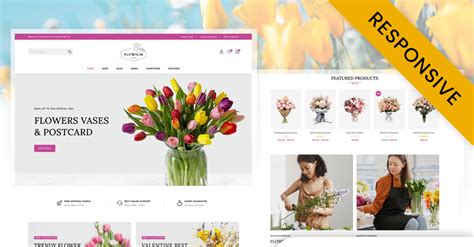 Flowsum Thème réactif pour boutique de fleurs WooCommerce