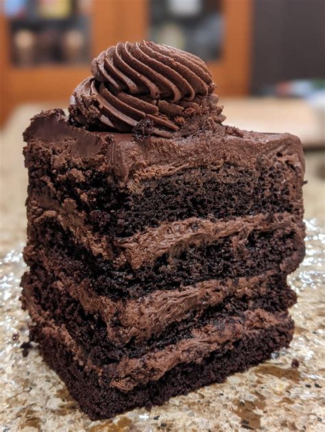 Dark Chocolate Layer Cake Gag