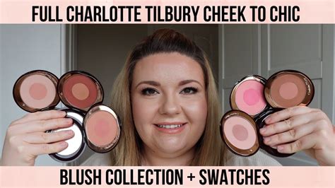 Charlotte Tilbury Cheek To Chic Blush Collection Full Collection