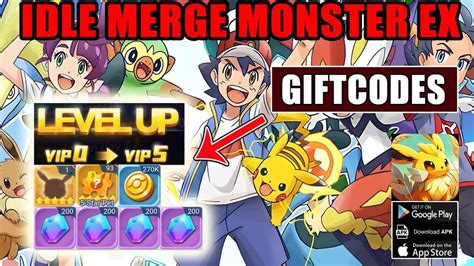 Idle Merge Monster Ex All Giftcodes Redeem Codes Idle Merge