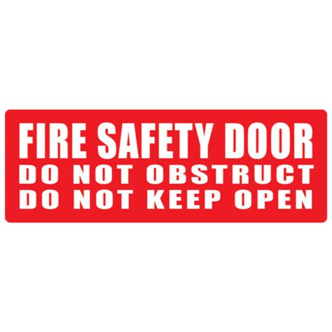 Fire Door Signs