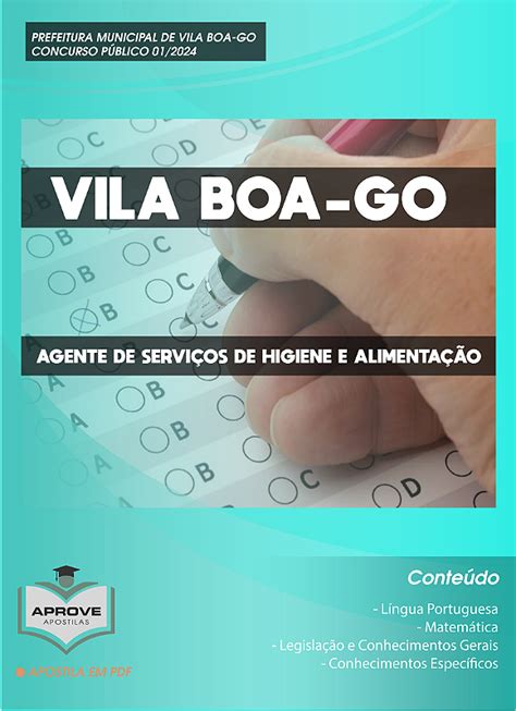 Apostila Vila Boa Agente De Servi Os De Higiene E Alimenta O