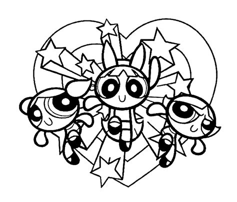 Powerpuff Girls Coloring Pages Creative People Educative Printable