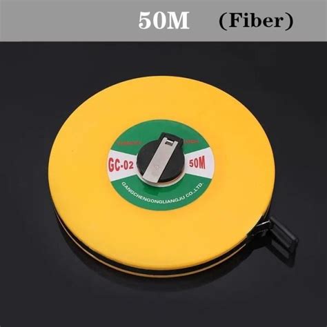 50M F Mètre ruban en Fiber de lin règle à outils de mesure de