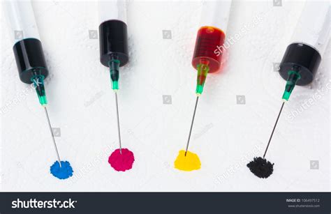 Syringes For Refilling Ink Jet Printer Stock Photo 106497512 : Shutterstock