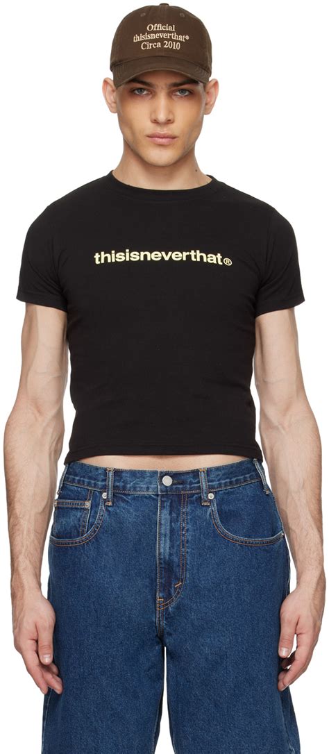 Thisisneverthat Black Crewneck T Shirt Ssense