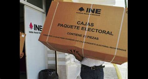 Ine Comenzó A Entregar Paquetes Electorales Para Este 6 De Junio Ángulo 7