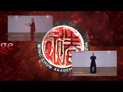 Wing Chun Akademie Mannheim Training DVD Vol 1 YouTube