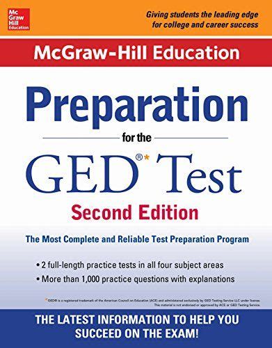 Mcgraw Hill Education Preparation For The Ged Test 2nd Edition