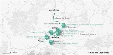 Route Des Vins De La Vall E Du Rh Ne Sud Guide Circuit Et Itin Raire