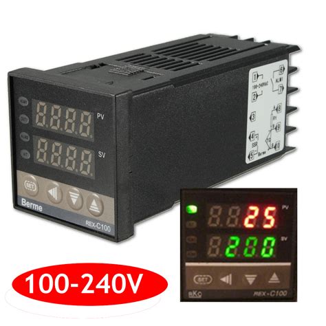 V Digital Pid Temperature Controller A Ssr K Thermocouple