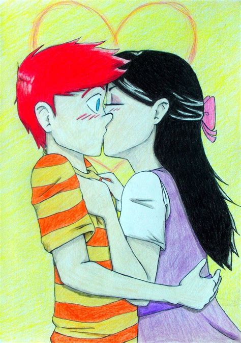 Phineas And Ferb Isabella Kisses Phineas