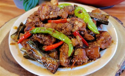 Binagoongan Baboy Pork Binagoongan Yummy Kitchen