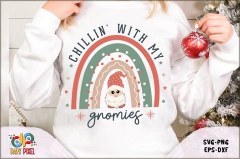 Chillin With My Gnomies SVG Graphic By Dark Pixel Creative Fabrica