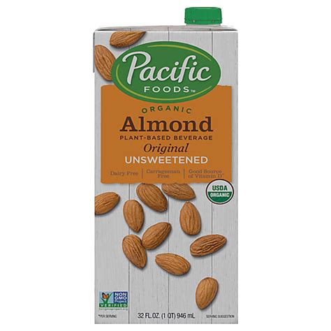 Pacific Unsweetened Vanilla Almond Milk Nutrition Besto Blog