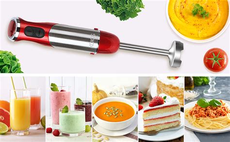 Koios 800w 4 In 1 Multifunctional Hand Immersion Blender 12 Speed 304 Stainless