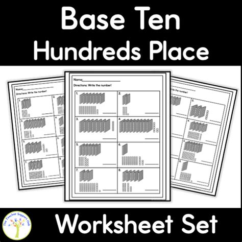 Place Value Hundreds Worksheet The Teacher Support Hub