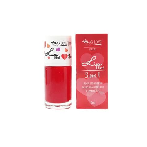 Lip Tint Em Cor Max Love Laranja Lima Papelaria Em