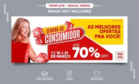 Publicar Banner De Mídia Social Semana Do Consumidor As Melhores