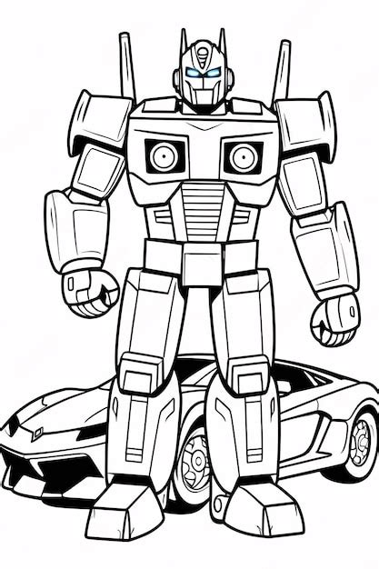 Desenho Para Colorir Transformers Bumblebee - Desenho Para Colorir Transformers Bumblebee