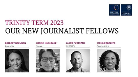 Four Journalist Fellows From Australia Denmark Japan And South Africa