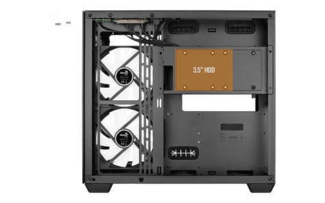 Case เคส Aerocool Dryft Black Atx Dryft Bk V2